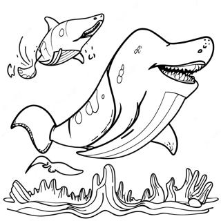 Megalodon Farvelægningsider