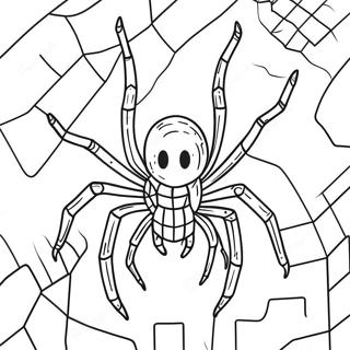 Minecraft Spider Farvelægningsider