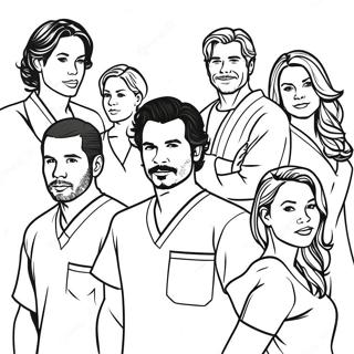 Greys Anatomy Karakterer Farvelaegningsside 22412-17739