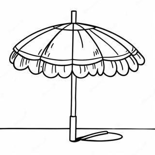 Farverig Strandparasol Malebog 22443-17752