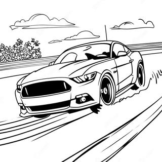 Ford Mustang Racing I Aktion Malebog 22763-17984