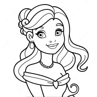 Tatoveret Disney Prinsesse Farvelaegningsside 25452-20120