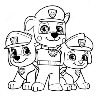 Paw Patrol Figurer I Spooky Kostumer Malebog 3411-2720