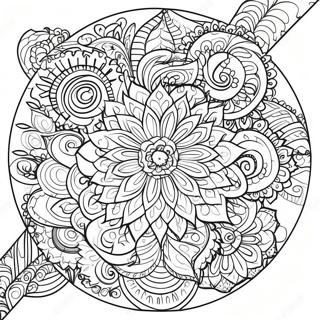 Angstlindrende Mandala Malebog 37523-29682