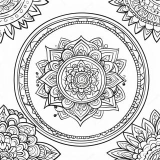 Angstlindrende Mandala Malebog 37523-29684