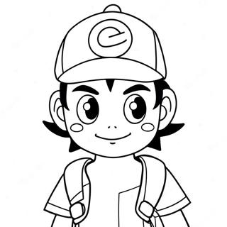 Ash Ketchum Farvelægningsider