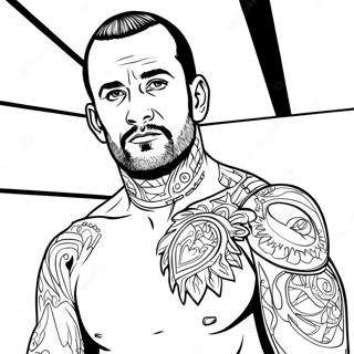 Cm Punk Farvelaegningsside 44413-35103