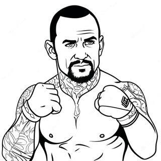 Cm Punk I Aktion Farvelaegningsside 44414-35125