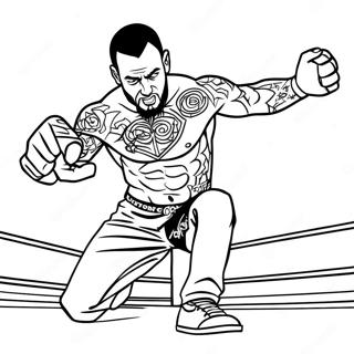 Cm Punk I Aktion Farvelaegningsside 44414-35127