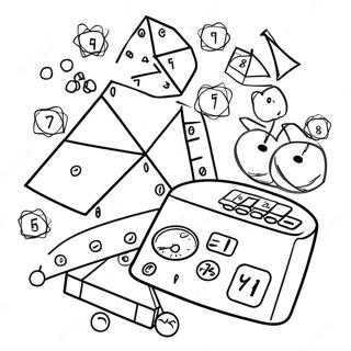 5 Klasse Matematik Farvelaegningsside 44574-35226