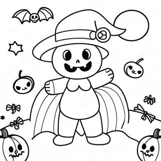 Halloween Doodle Kunst Malebog 45943-36318