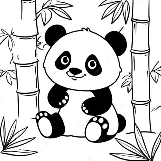 Sod Panda I En Bambusskov Farvelaegningsside 47424-37539