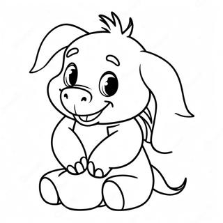 Baby Eeyore Farvelægningsider