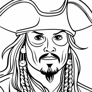 Johnny Depp Som Captain Jack Sparrow Malebog 50544-39986