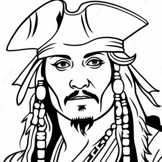 Johnny Depp Som Captain Jack Sparrow Malebog 50544-39988