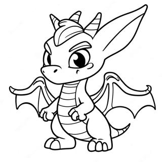 Spyro Dragen Skylander Farvelaegningsside 50614-40029