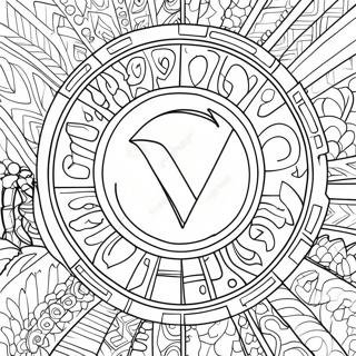 Valorant Logo Farvelaegningsside 53583-42387