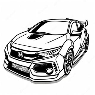 Honda Civic Type R Racing Farvelaegningsside 56263-44506