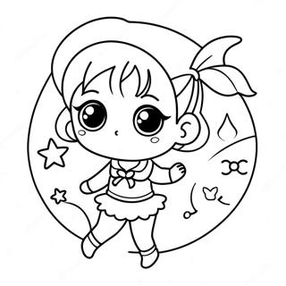 Sod Chibi Sailor Mercury Farvelaegningsside 57444-45440