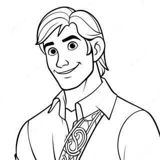 Charmerende Flynn Rider Farvelaegningsside 57624-45598