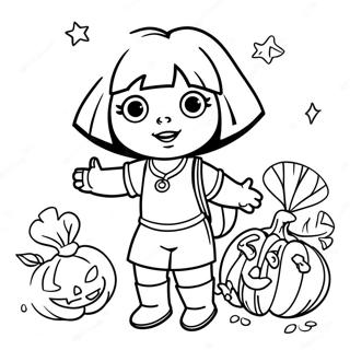 Dora Halloween Malebog 63353-50117