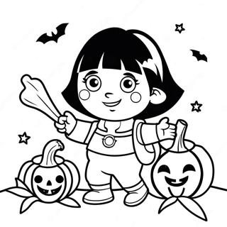 Dora Halloween Malebog 63353-50120