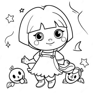 Dora I Spooky Kostume Malebog 63354-50121