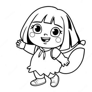 Dora I Spooky Kostume Malebog 63354-50122