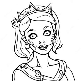 Zombie Prinsesse Malebog 63893-50542