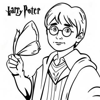 Harry Potter Og De Vises Sten Farvelaegningsside 65603-51920