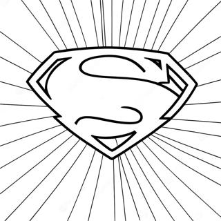 Klassisk Superman Logo Malebog 67305-53275