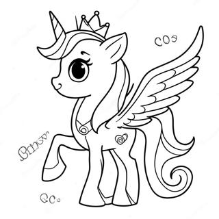 Prinsesse Cadance Farvelaegningsside 68254-54012