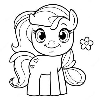 Min Lille Pony Sweetie Belle Farvelægningsider